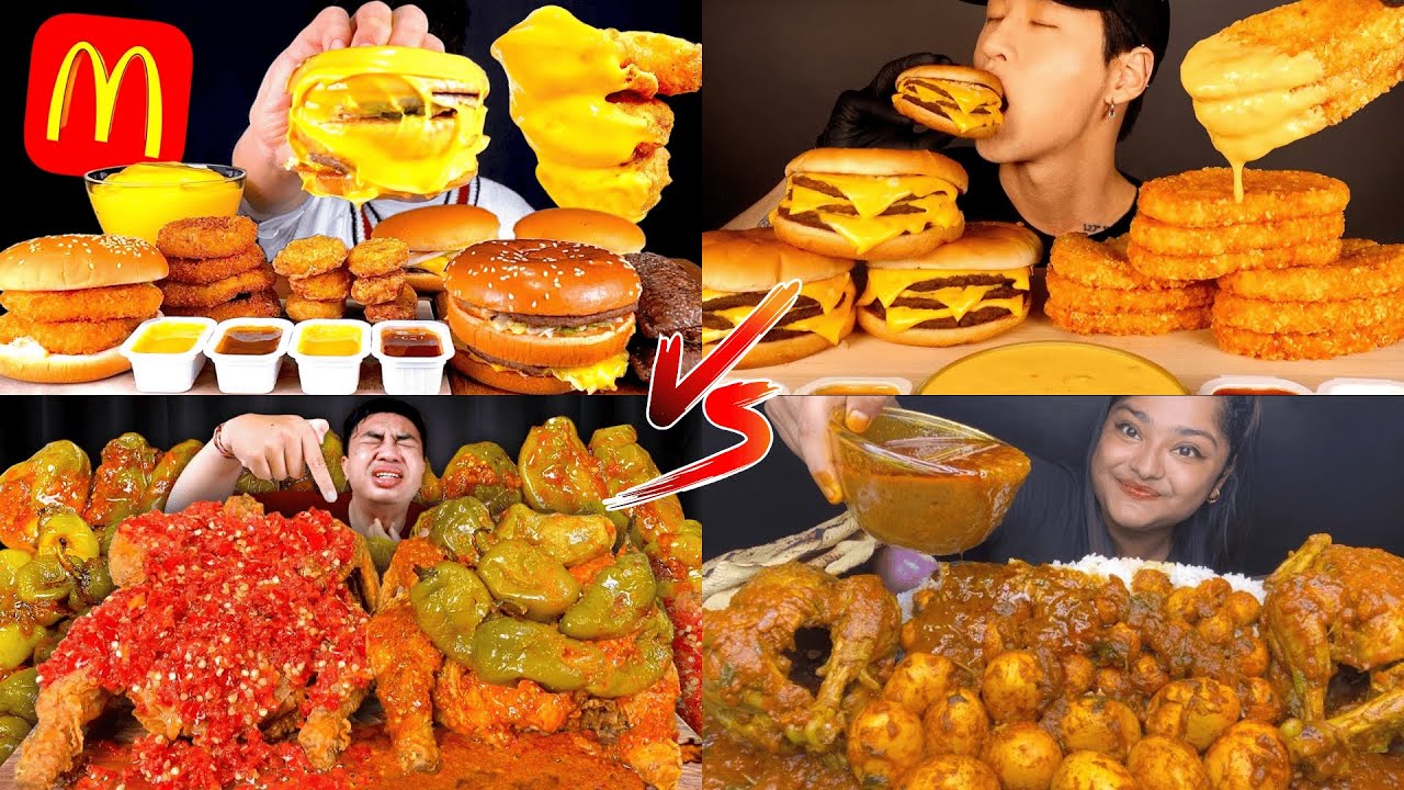 World’s Most Satisfying Street Food 🤤 | Indonesia 🇮🇩 India 🇮🇳 USA 🇺🇸 ASMR Mukbang
