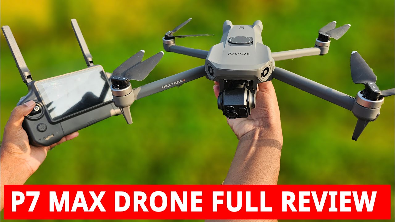 P7 Max Drone Camera Full Test | Flying, Control & Camera Quality Review | Best Budget Drone 2025