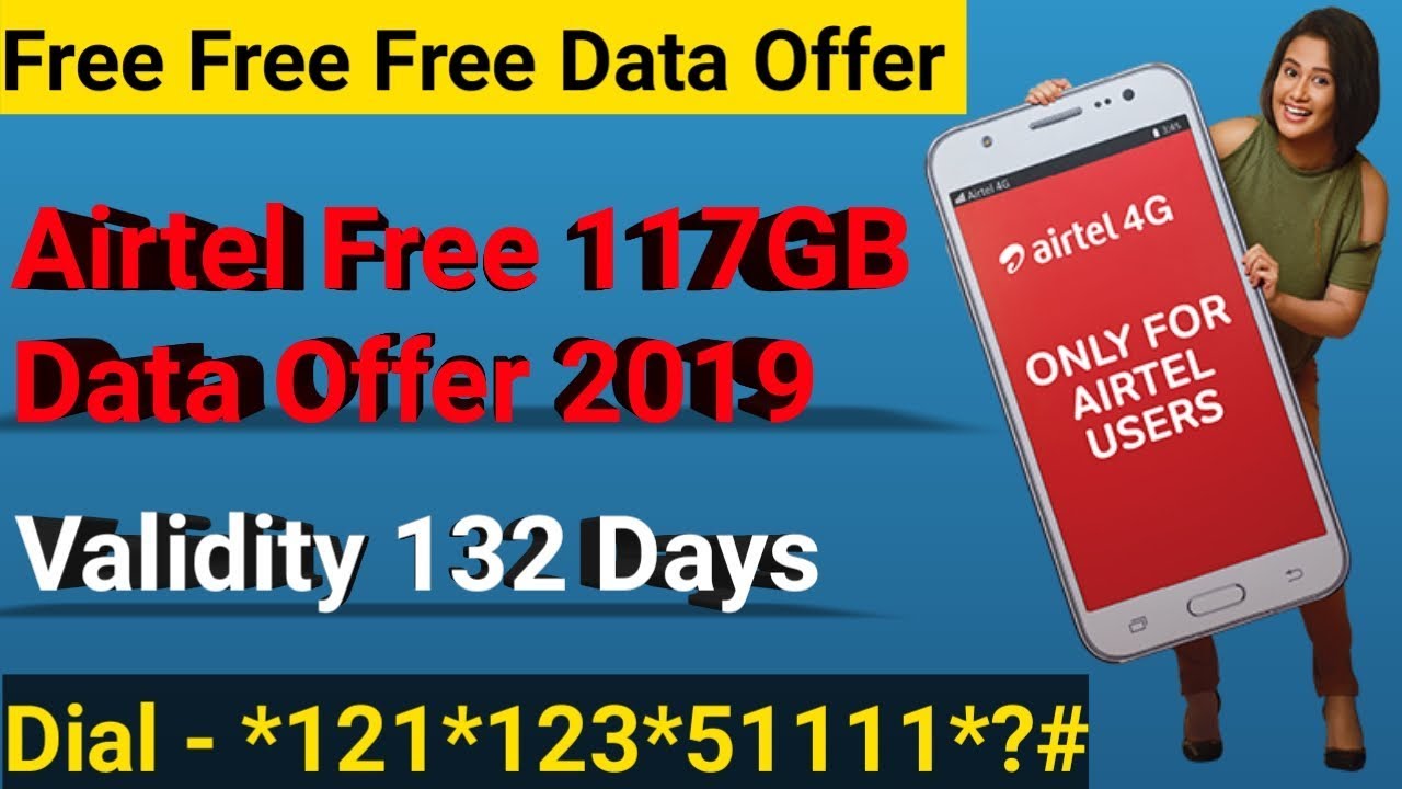 Airtel Free 132GB Internet For 132 Days || Airtel Free Data Offer 2019 || जल्दी करो ||