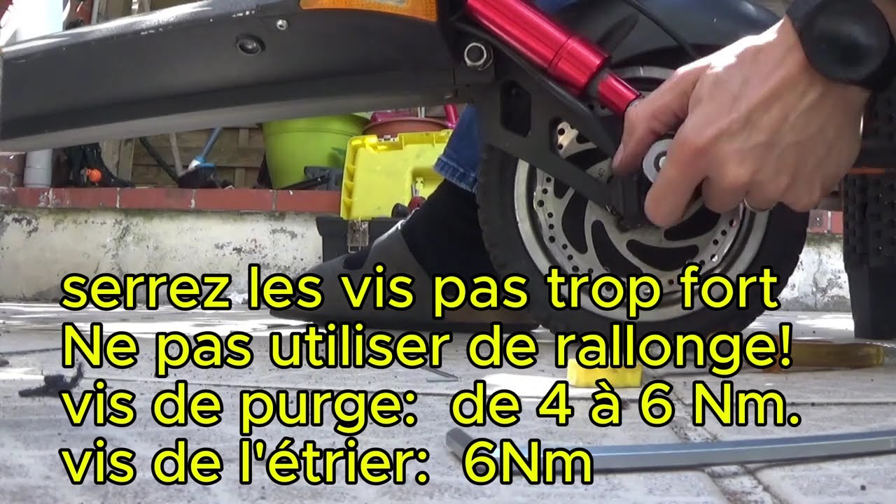Tuto de A a Z TROTINETTE ROVORON KULLTER CH Plaquette de freins