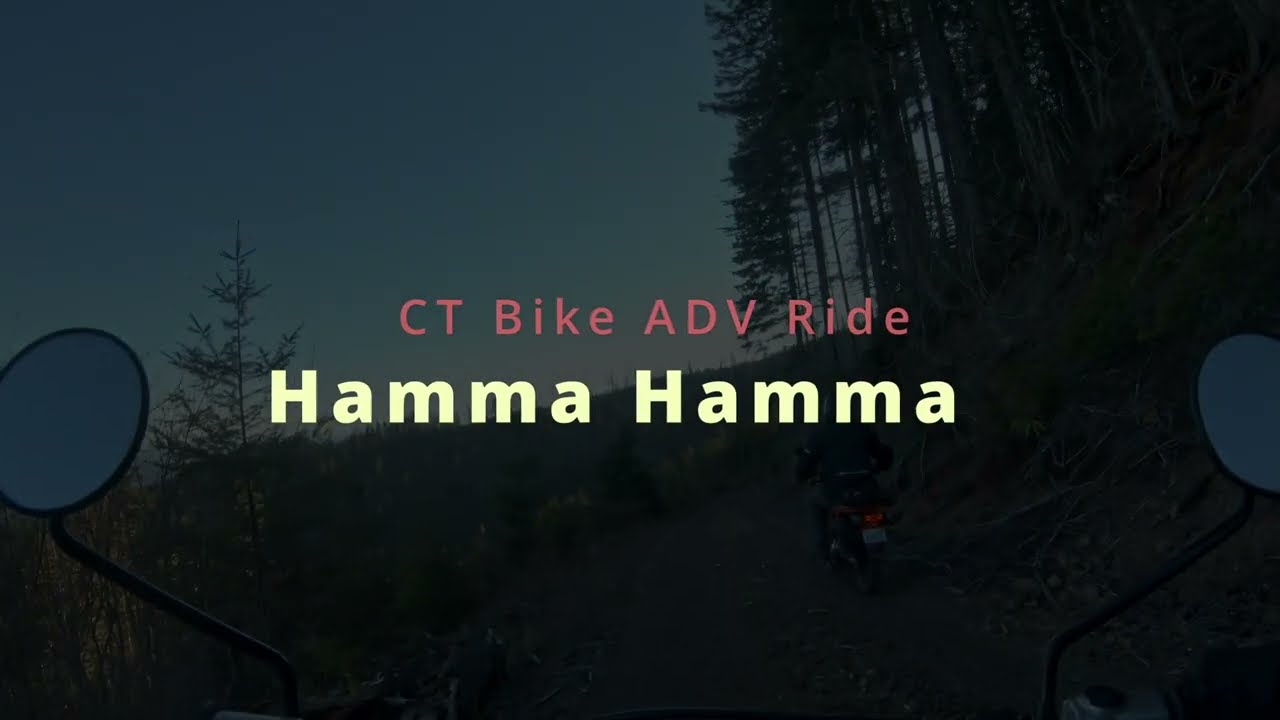 Coming Down the Hill | Hamma Hamma River Valley | Dualsport Honda CT Bike Ride clip