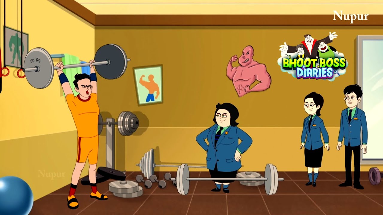 Champion Ronny ने उड़ाया अपने दोस्तों का मजाक | Paap O Meter |Thakela Pakela |भूत बॉस डायरीज |Cartoon
