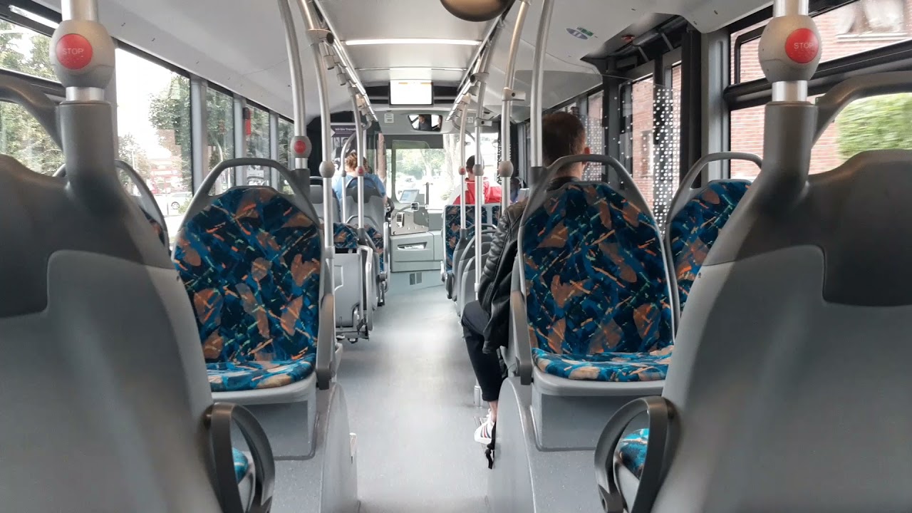 Mitfahrt in einem Mercedes-Benz Citaro 2 Hybrid (Wagen 3053) von TWV in Minden