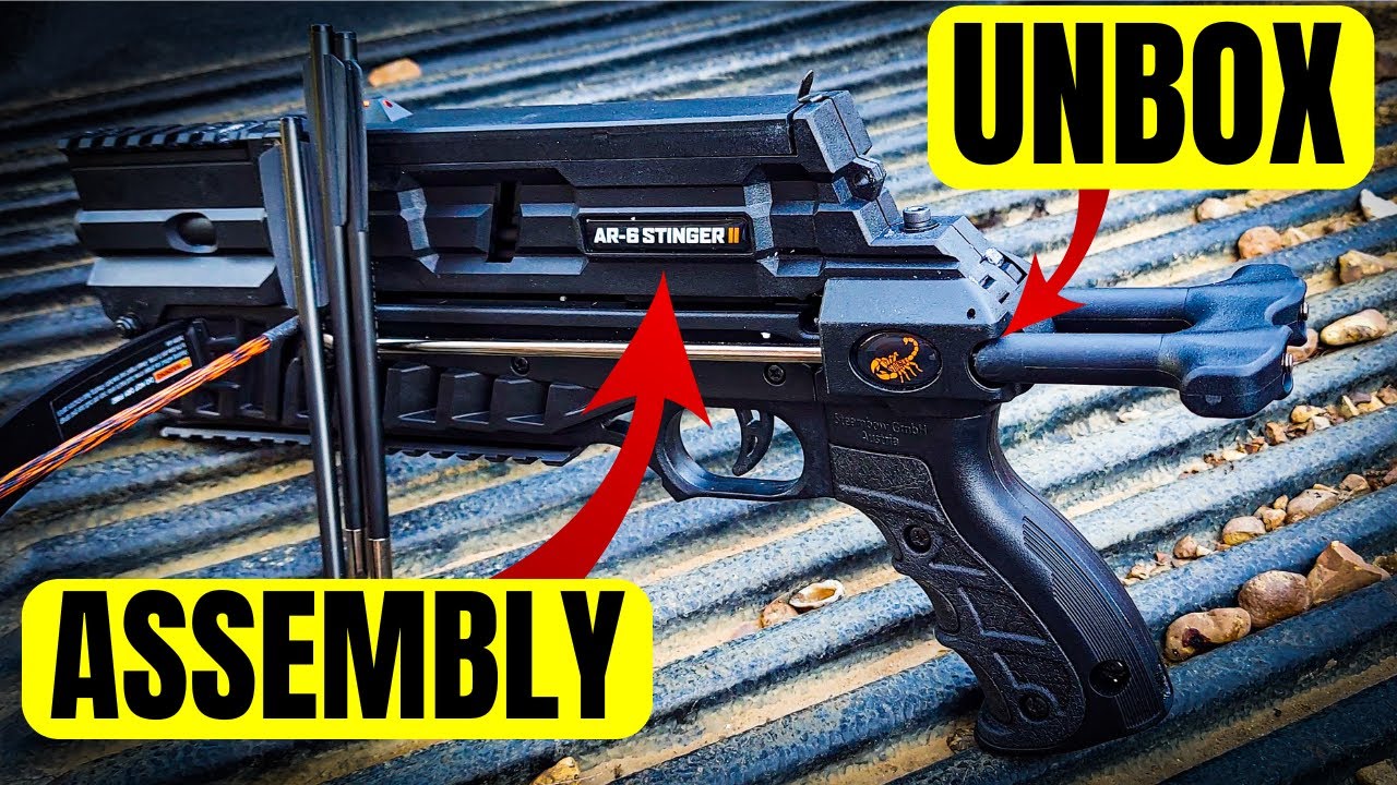 Steambow AR-6 Stinger II Compact Crossbow - UNBOX and ASSEMBLY