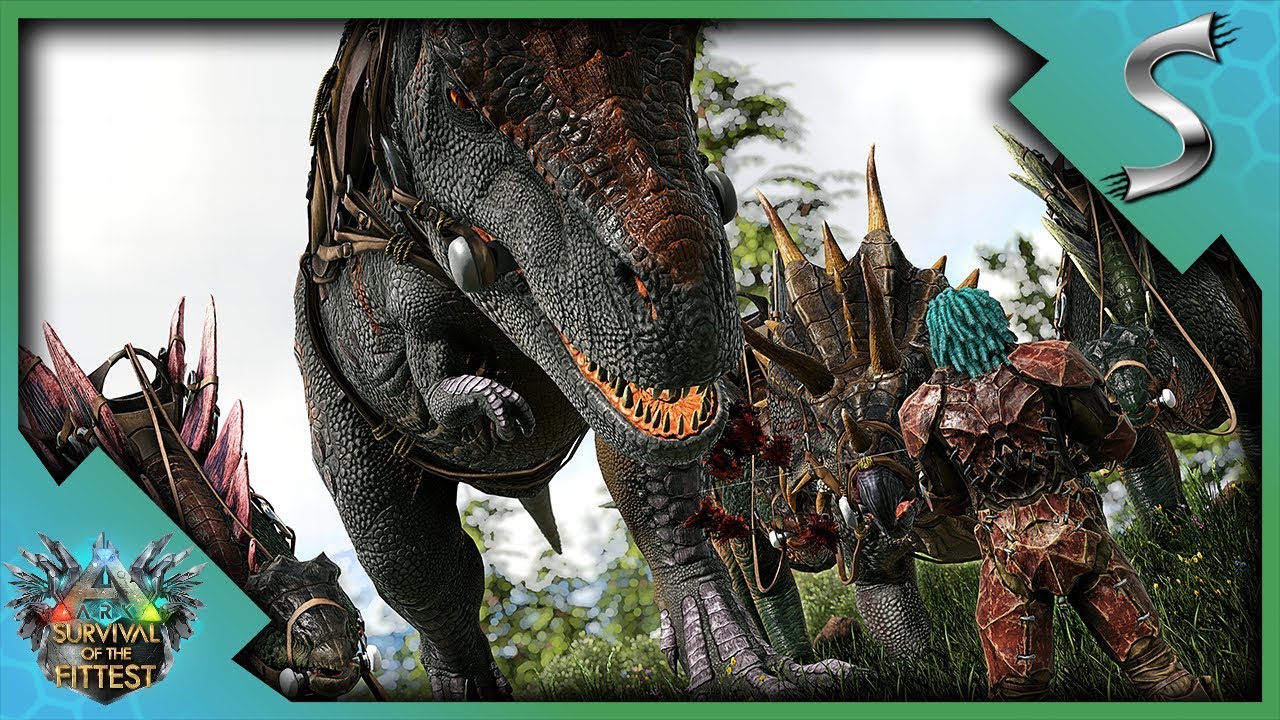 I HAD TO FACE OFF AGAINST A DINO ARMY! - Ark: Survival of the Fittest [SOTF Solo Gameplay]