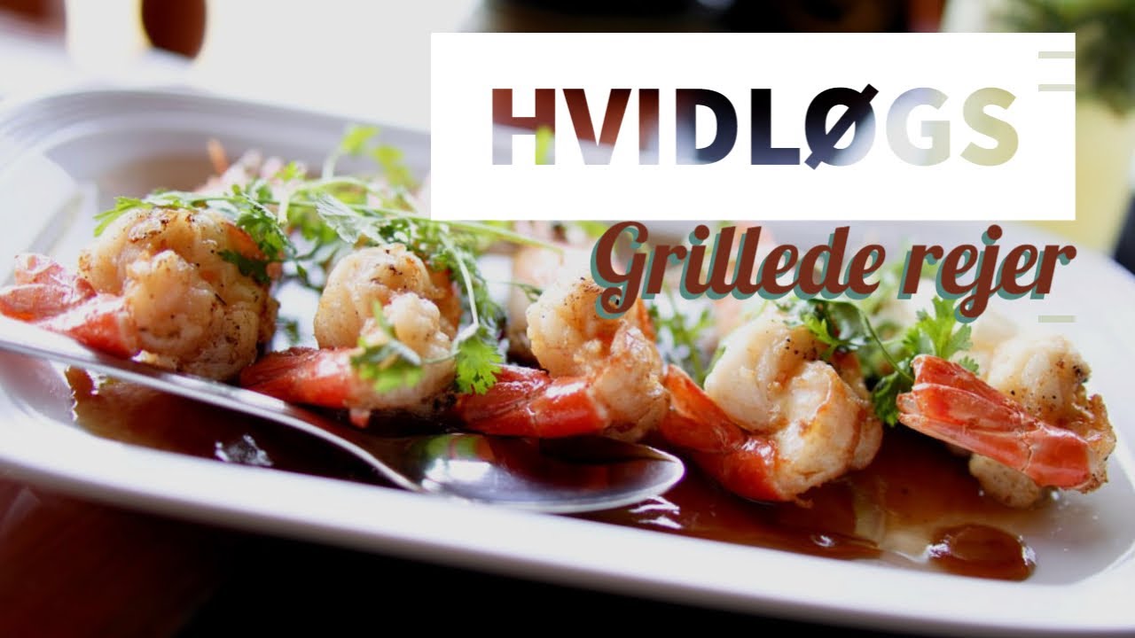 Hvidl&oslash;gs rejer p&aring; grillen #mad #seefood