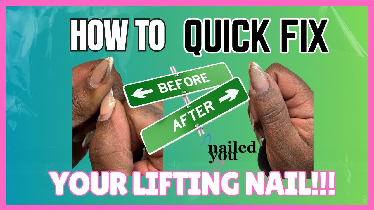 Nail DIY Quick Fix TRY THIS TIP! It&rsquo;s only temporary but it works!