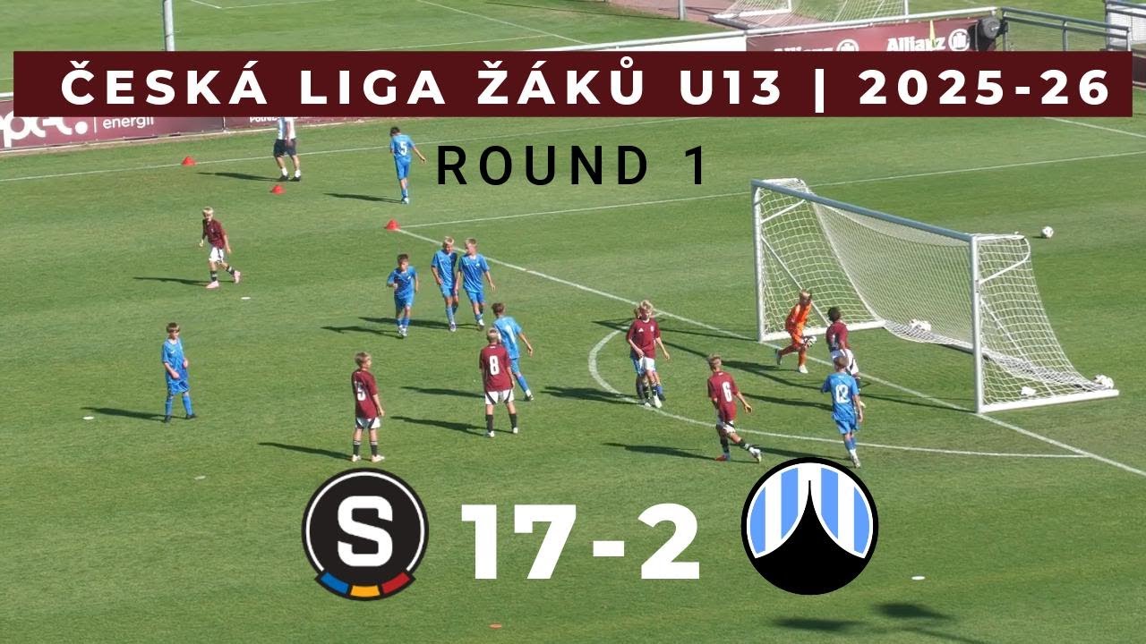 Matchday 4 | AC Sparta Praha 17-2 FC Slovan Liberec | ČLŽ U13 - Round 1 | 2025-26