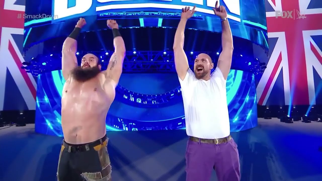 Tyson Fury teams up with Braun Strowman at WWE Friday Night SmackDown 8th November 2019