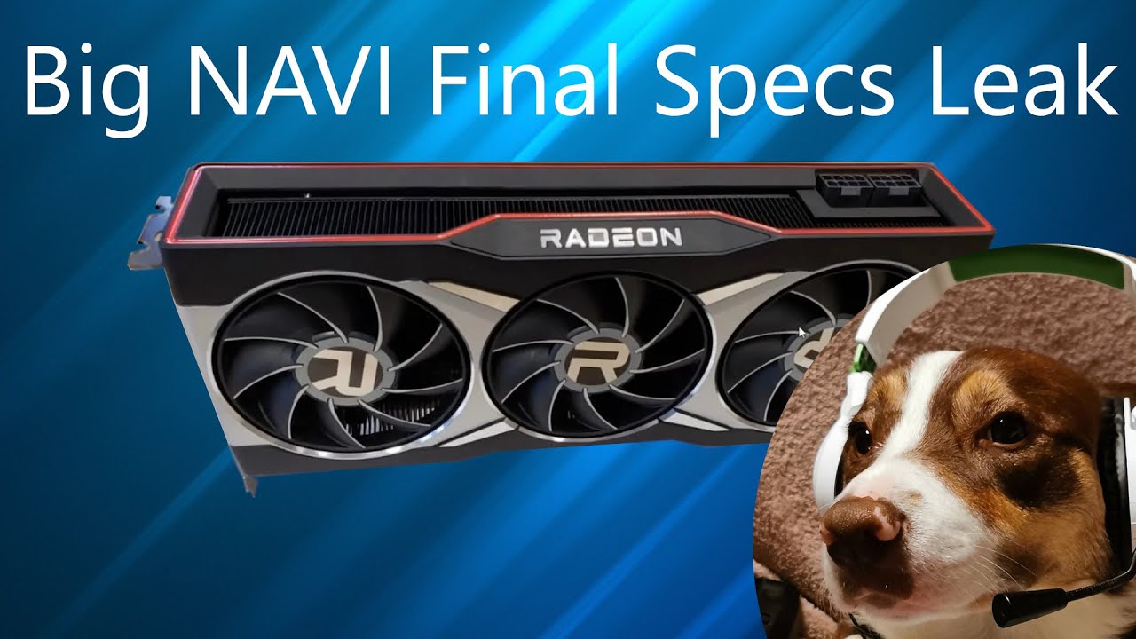 Big Navi Final Specs Leak; with details of Navi 21 and 22