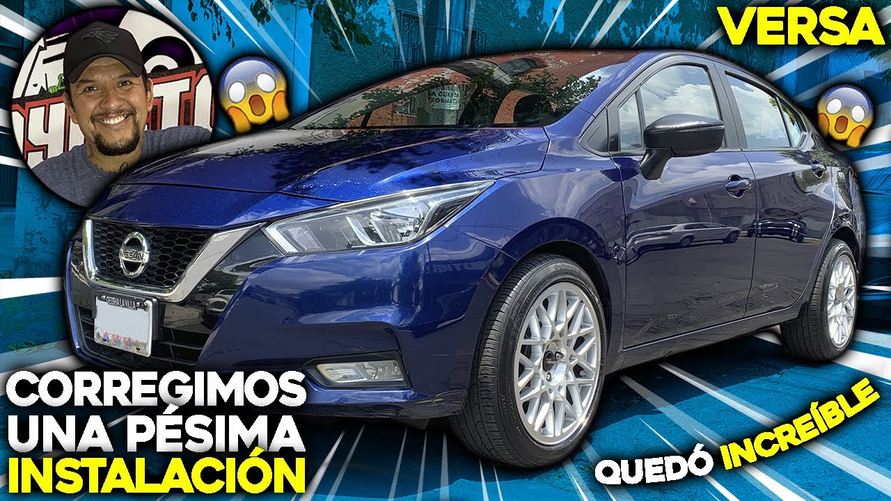 🔥 Corregimos una pésima instalación de car audio | Versa 2021