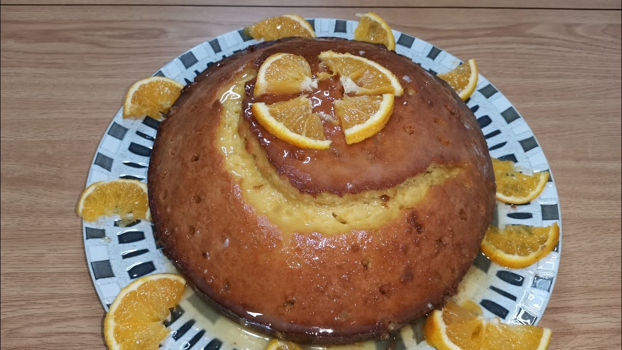 Borracho de naranja 🍊 Un bizcocho suave, jugoso y un bocado exquisito, te encantará 😋