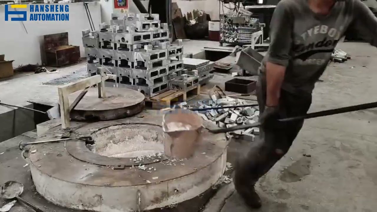 Un vídeo que muestra el proceso completo de fundición de aluminio a presión.#Spain