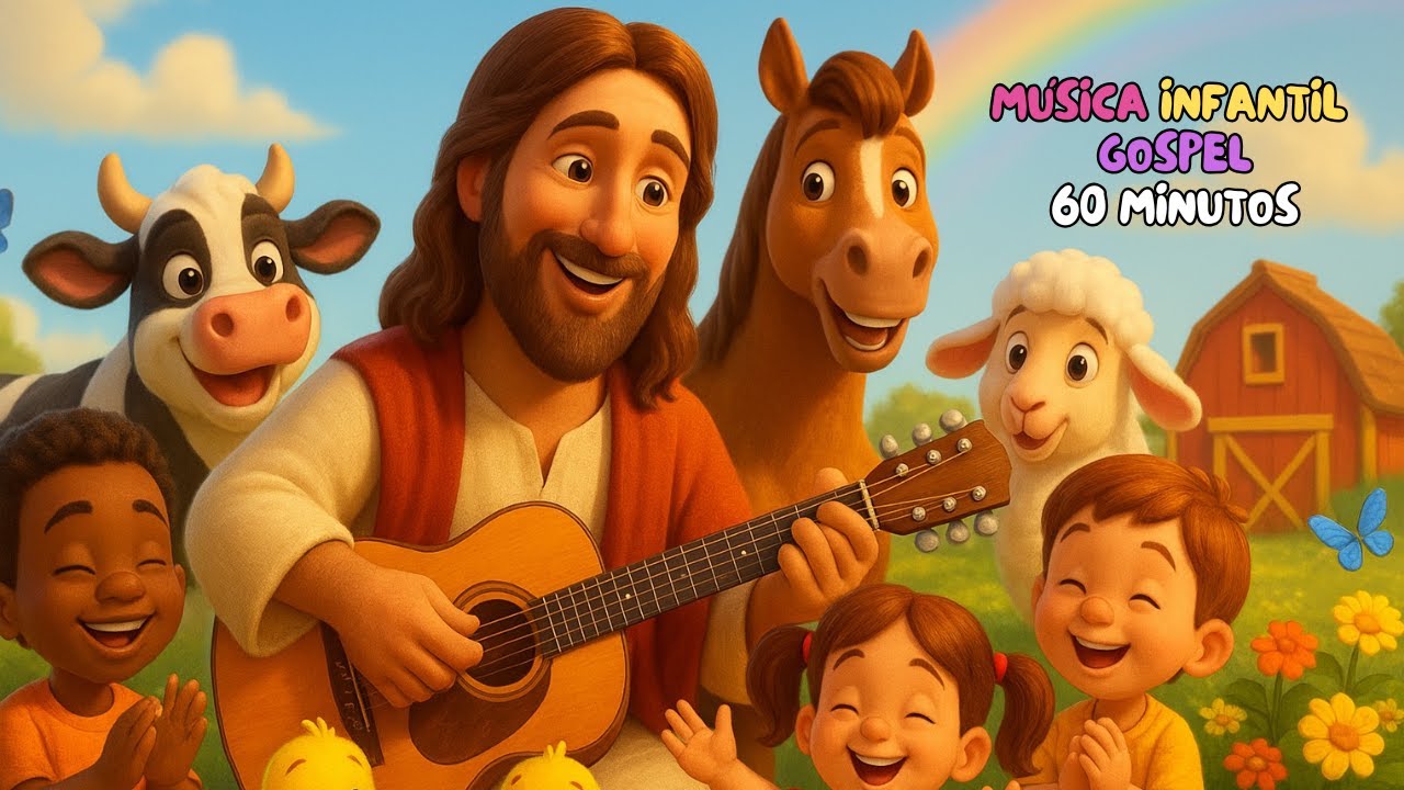 Deus &eacute; T&atilde;o Bom | Jesus est&aacute; Aqui | Hist&oacute;rias B&iacute;blicas Cantadas | 1 Hora de Louvor Infantil |