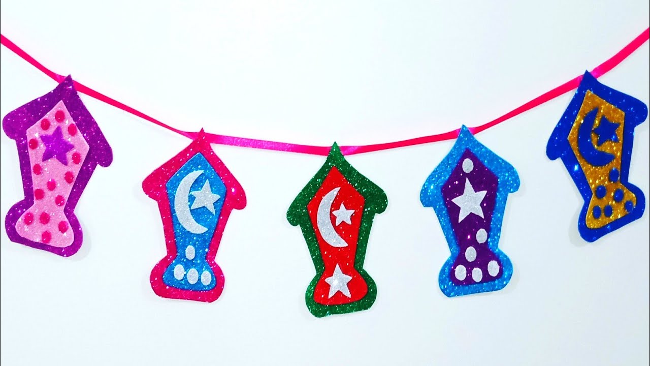 عمل زينة رمضان 2020 بالفوم💁 🌙👨Diy ramadan decor