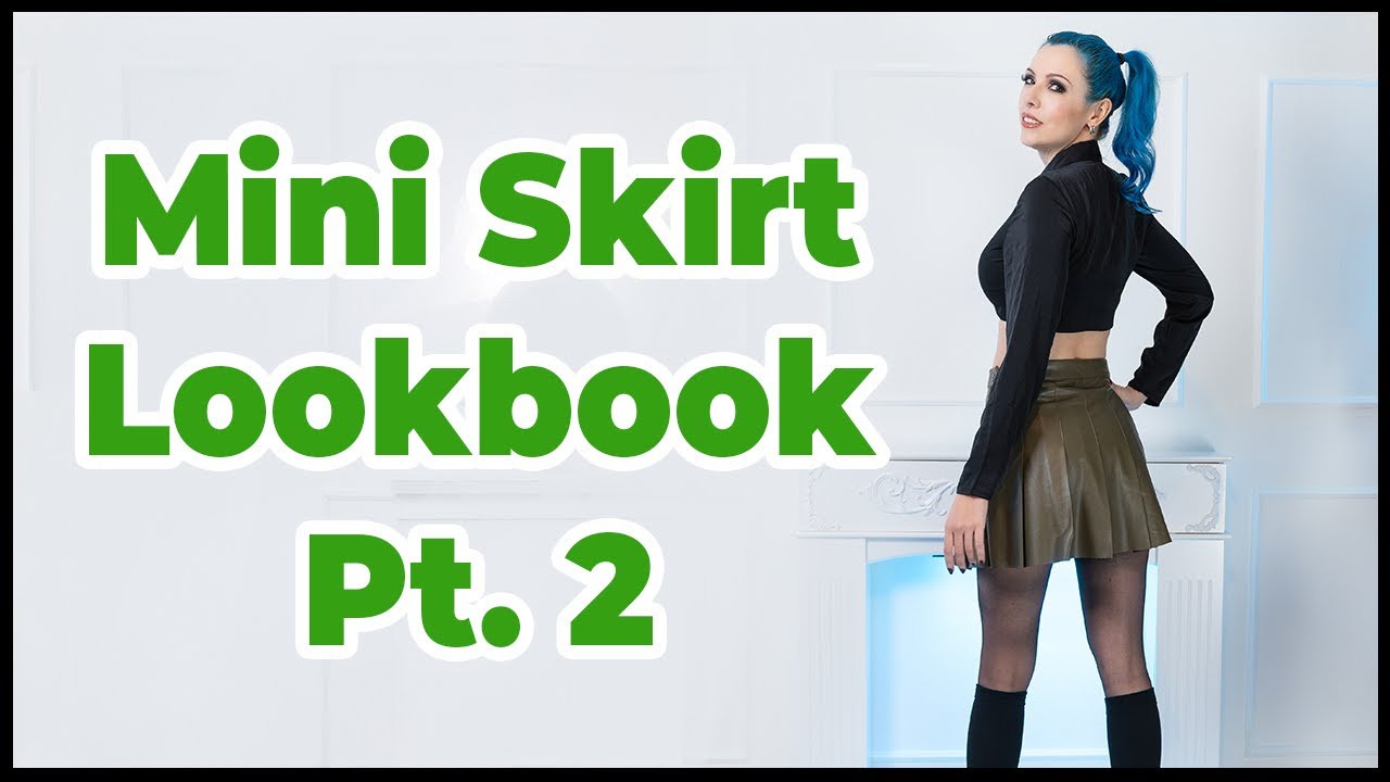 How to style Mini Skirts II – new Lookbook with faux leather and PVC - 4 Looks