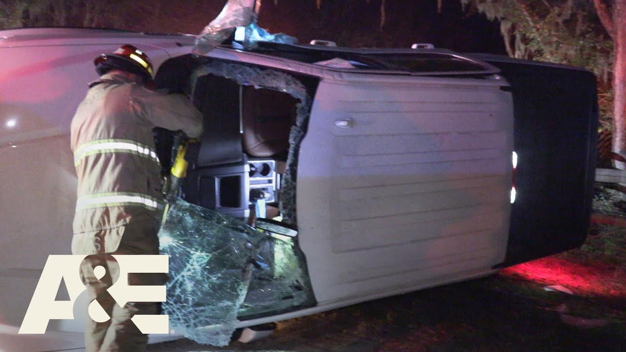 Live Rescue: Rescuing Victim In FLIPPED Car (S3) | A&E