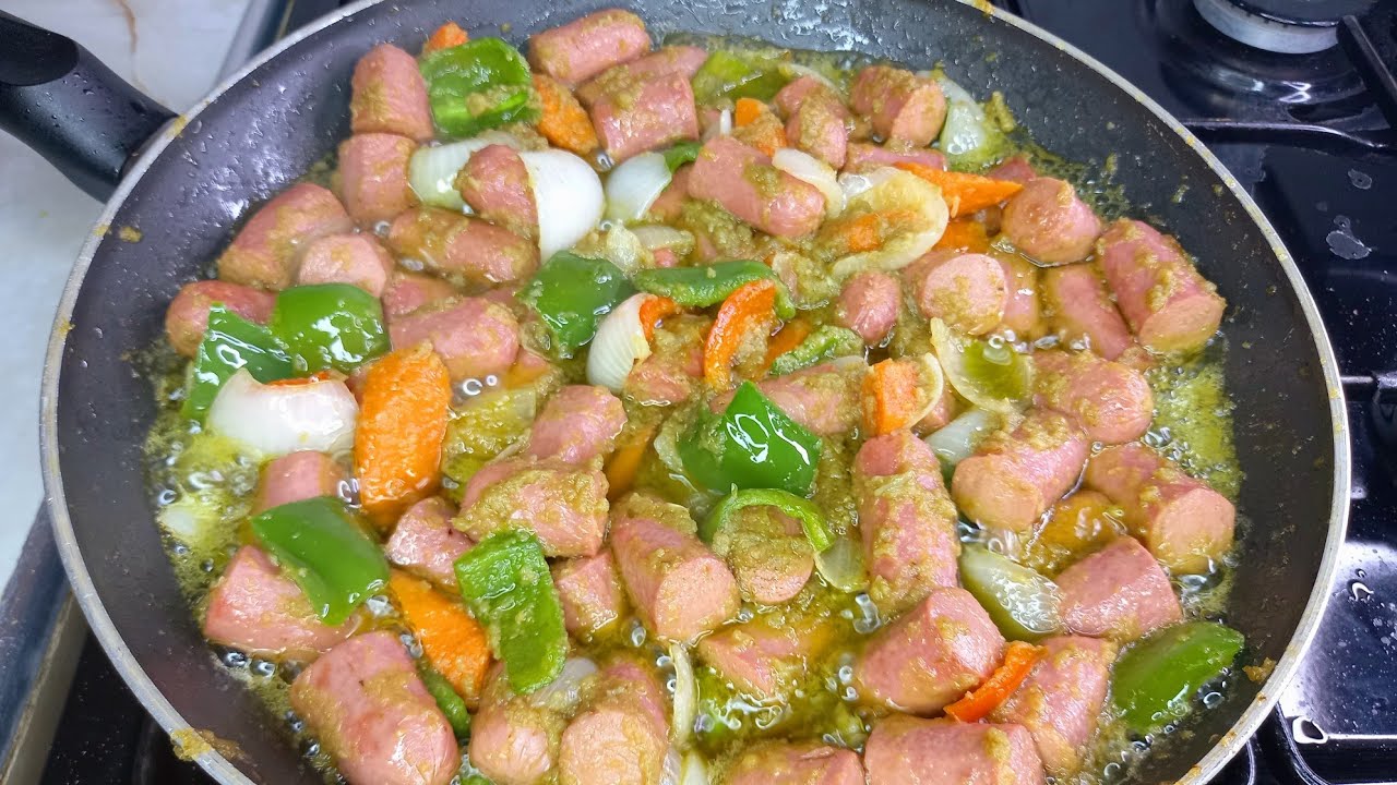 Sausage In Pepper Sauce/Peppered Sausage Sauce @tastynfresh