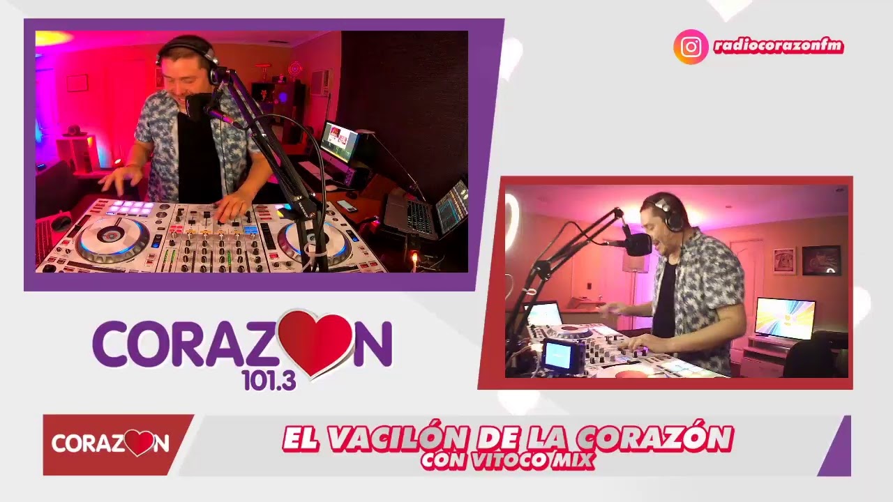 EL VACILON DE LA CORAZON JUNTO A VITOCO-MIX EN VIVO