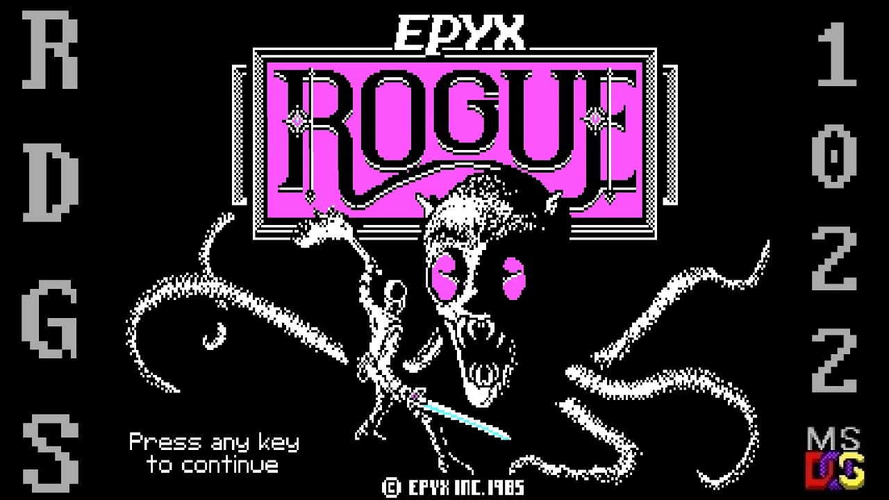 Random DOS Game Show #1022: Rogue (1984)