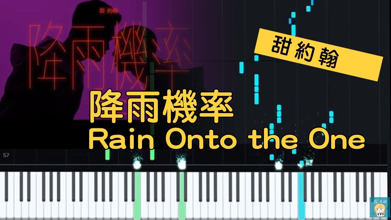 《降雨機率》Rain Onto the One｜ 甜約翰Sweet John｜鋼琴原曲配樂（無琴譜販售）
