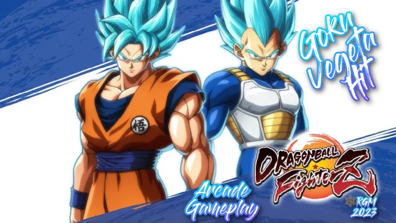 Dragon Ball FighterZ: Goku(SSGSS)/Vegeta(SSGSS)/Hit Arcade Gameplay