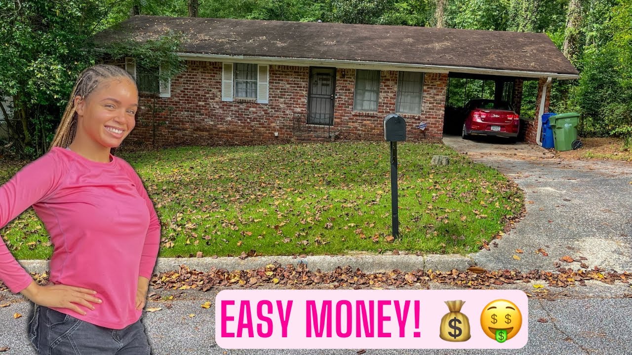 Young Girl Fall Leaf Cleanup! (How To $$)