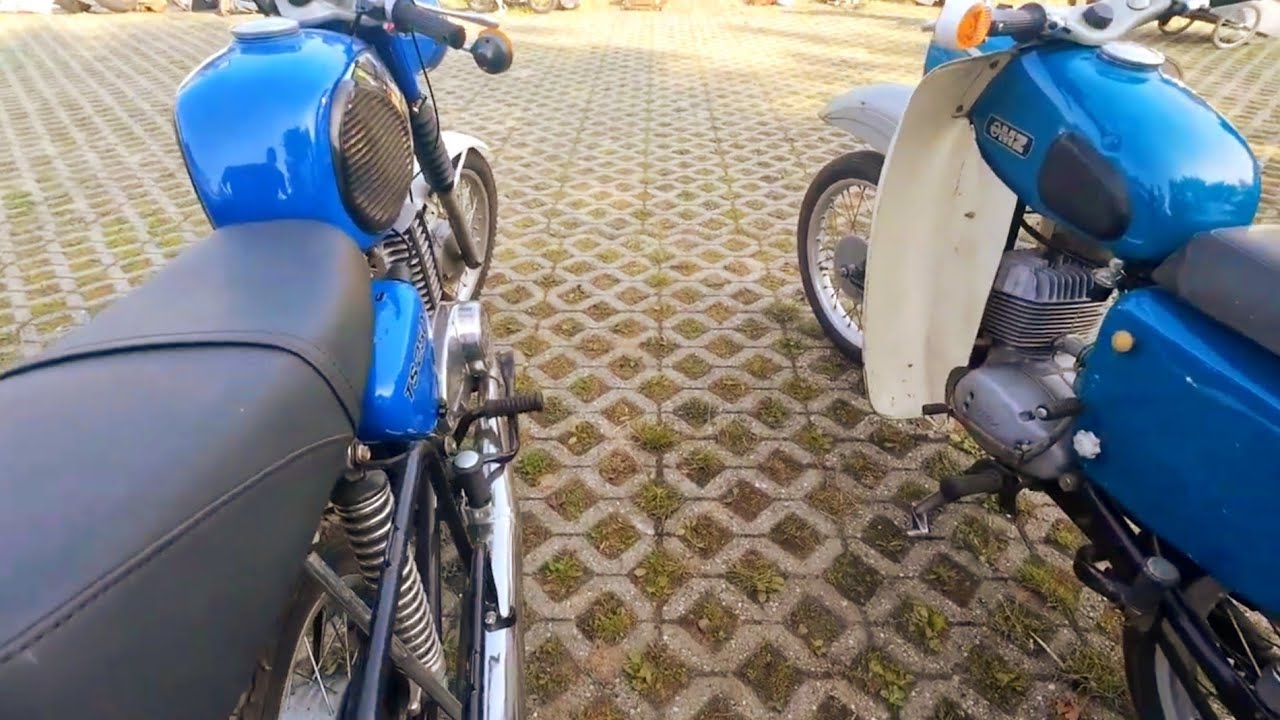 MZ TS 250-1 kontra MZ Trophy 150 Simson S51 & Simson Suhl 50 MotoBazar Bytom 2025