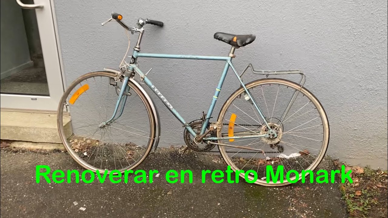 Renoverar en retro Monark cykel från 70 talet
