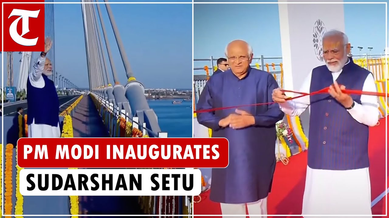 PM Modi inaugurates Sudarshan Setu, India’s longest cable-stayed bridge, in Gujarat