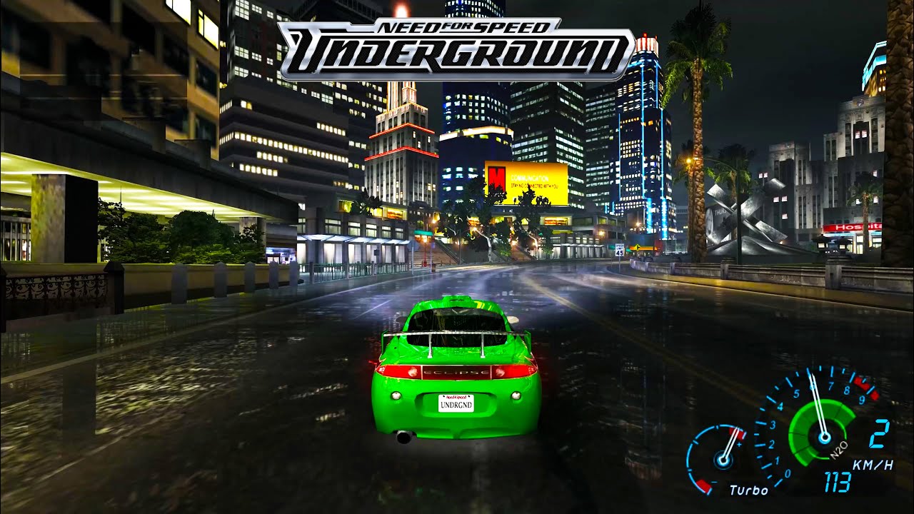 NFS Underground Beta Visuals + PS2 Demo Sound Mod