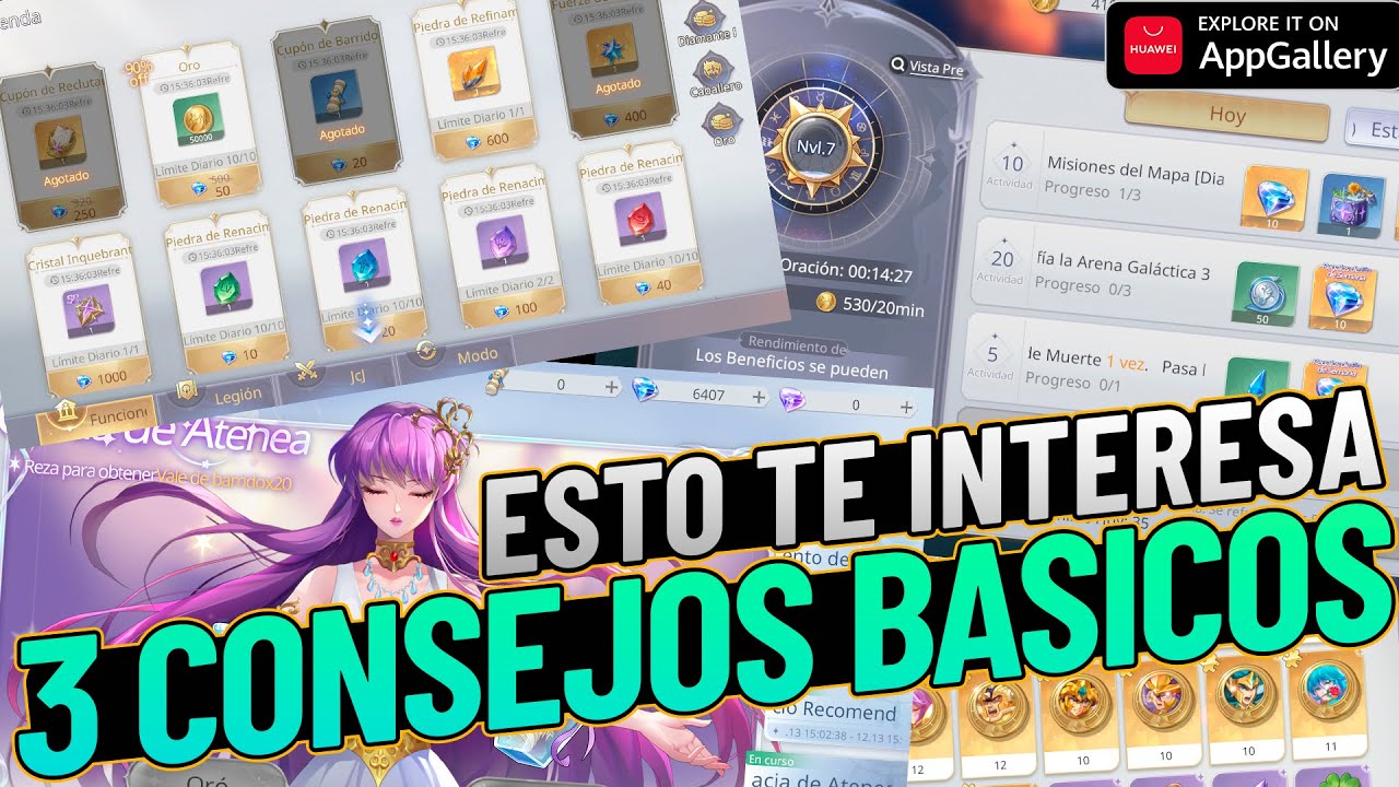 🔥3 TIPS basicos para todo F2P en Saint Seiya EX #saintseiyaex #appgallery