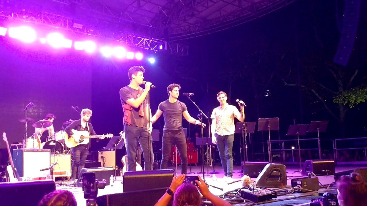 Elsie Fest 2018 Darren Criss, Will Roland, and Grant Gustin- Sincerely, Me from Dear Evan Hansen