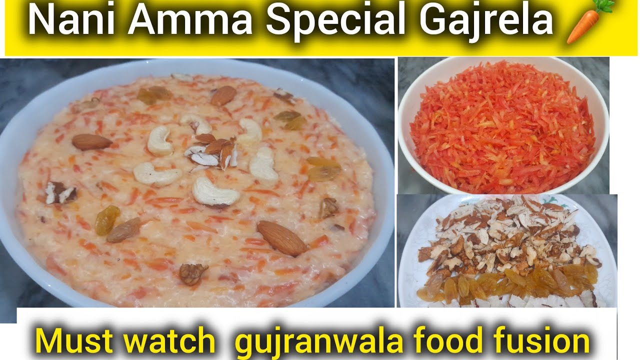 Gajrela 🥕| Creamy Winter Sweet |🥕Khandani Winter Recipe|Nani Amma Special Gajrela 🥕Easy Recipe|