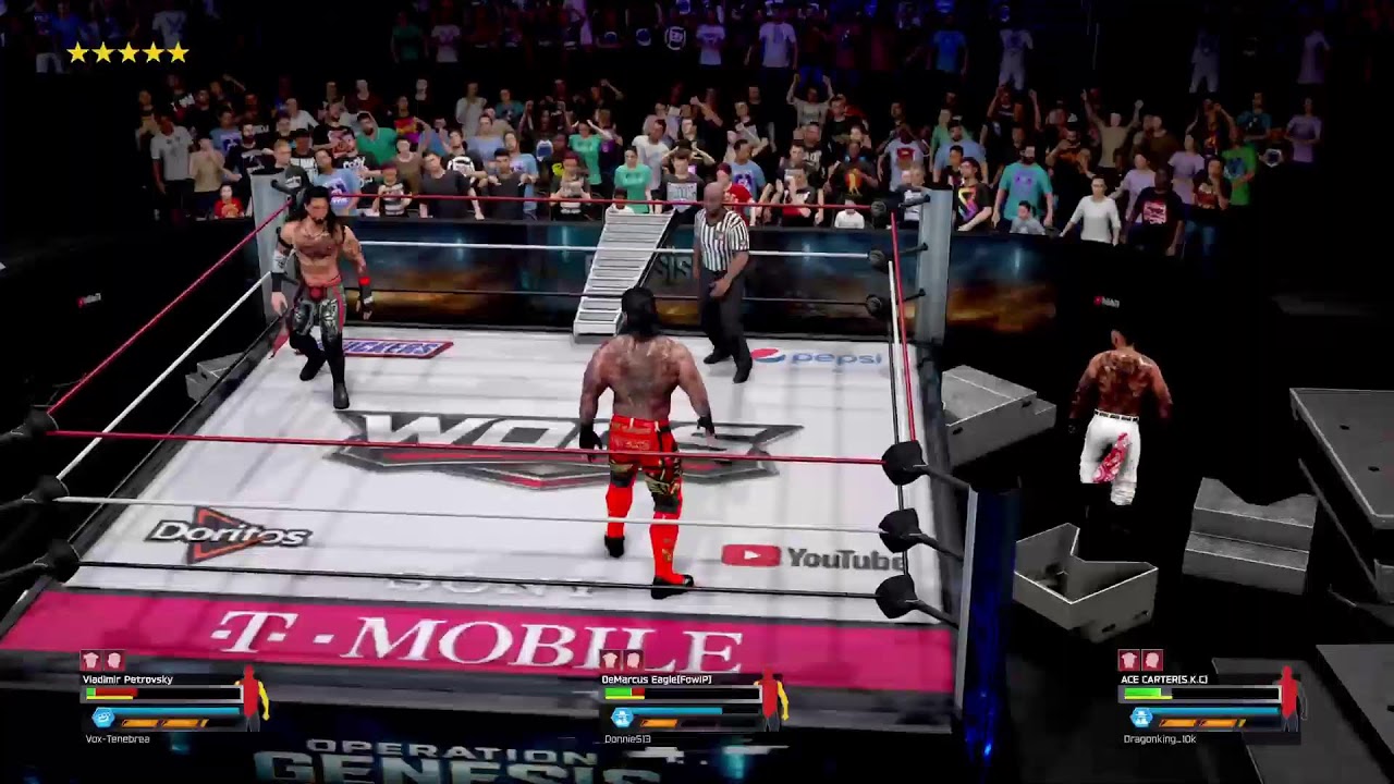 WOCS TV Title Defense. Extreme Rules Elimination Match. Vladimir vs Ace vs DeMarcus
