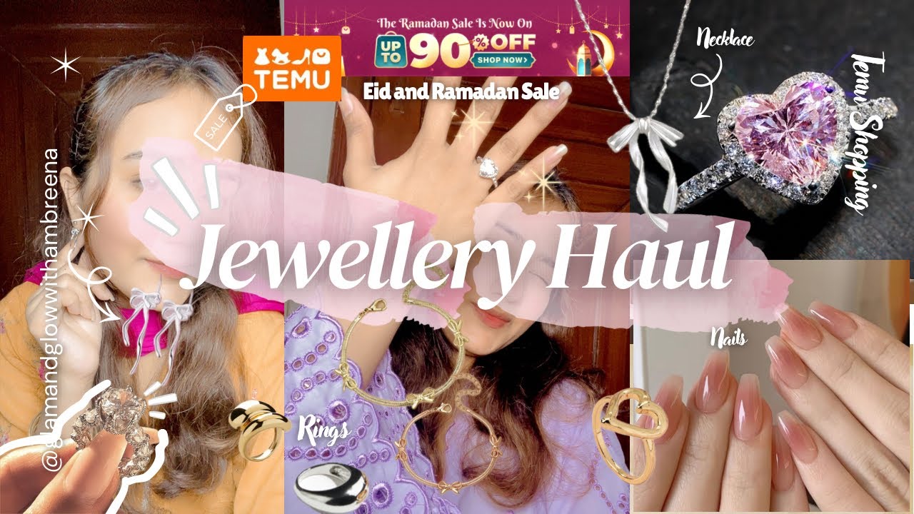 𐙚 Temu Jewellery Haul ⋆✴︎˚| Budget But Boujee 💎 Eid Ready & 10/10 Chic 💍