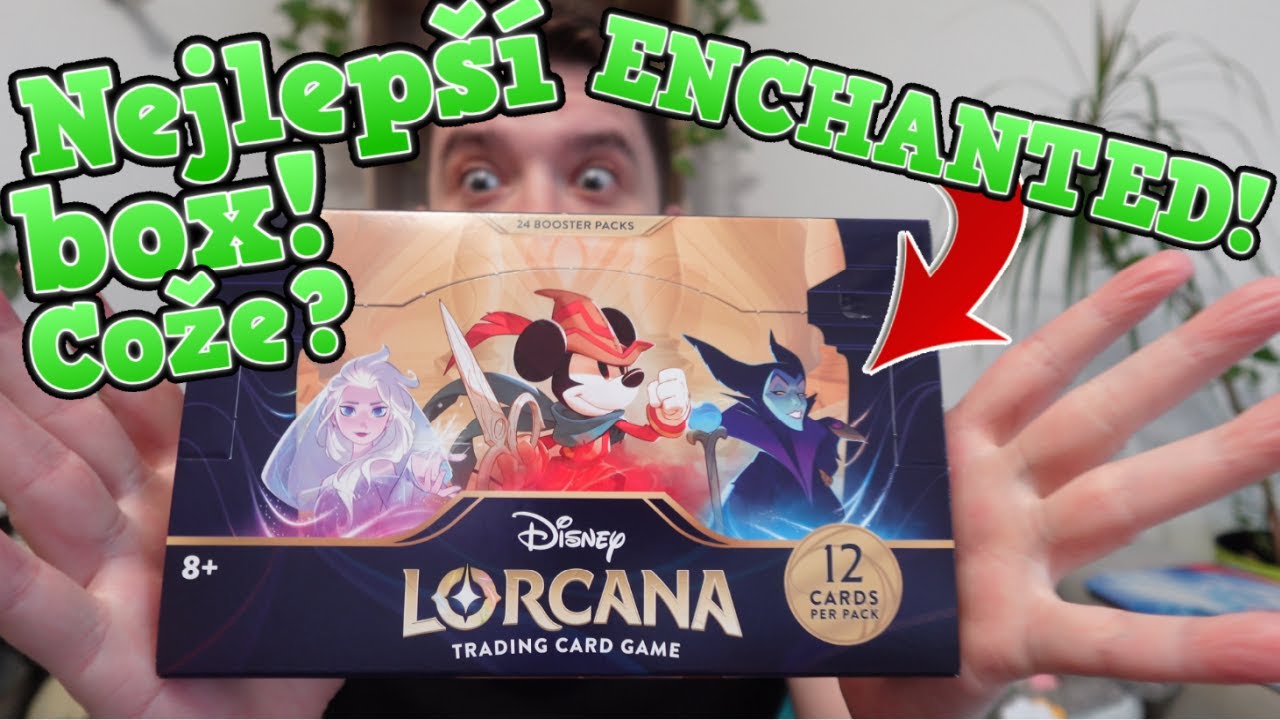 KARTA ZA 5 000,-  🤑 ABSOLUTNÍ ŠÍLENOST BOX - Lorcana First Chapter (První Enchanted!)
