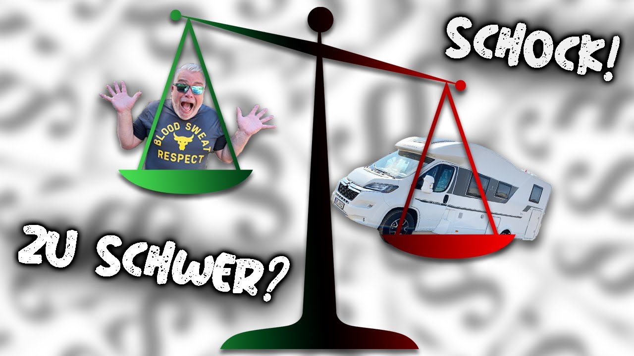 Wohnmobil wiegen | Achslast prüfen | Überladen trotz 3.8 Tonnen? | Schock auf der Waage | was nun?