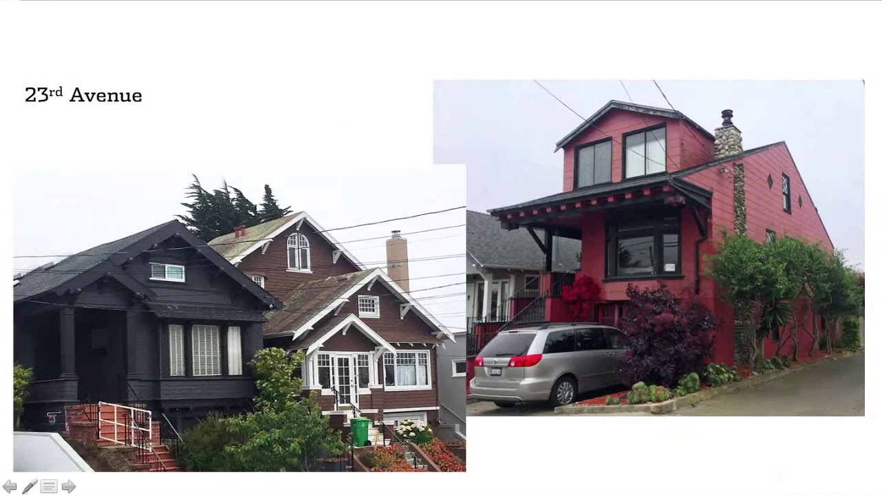 San Francisco Parkside's Arts & Crafts Houses