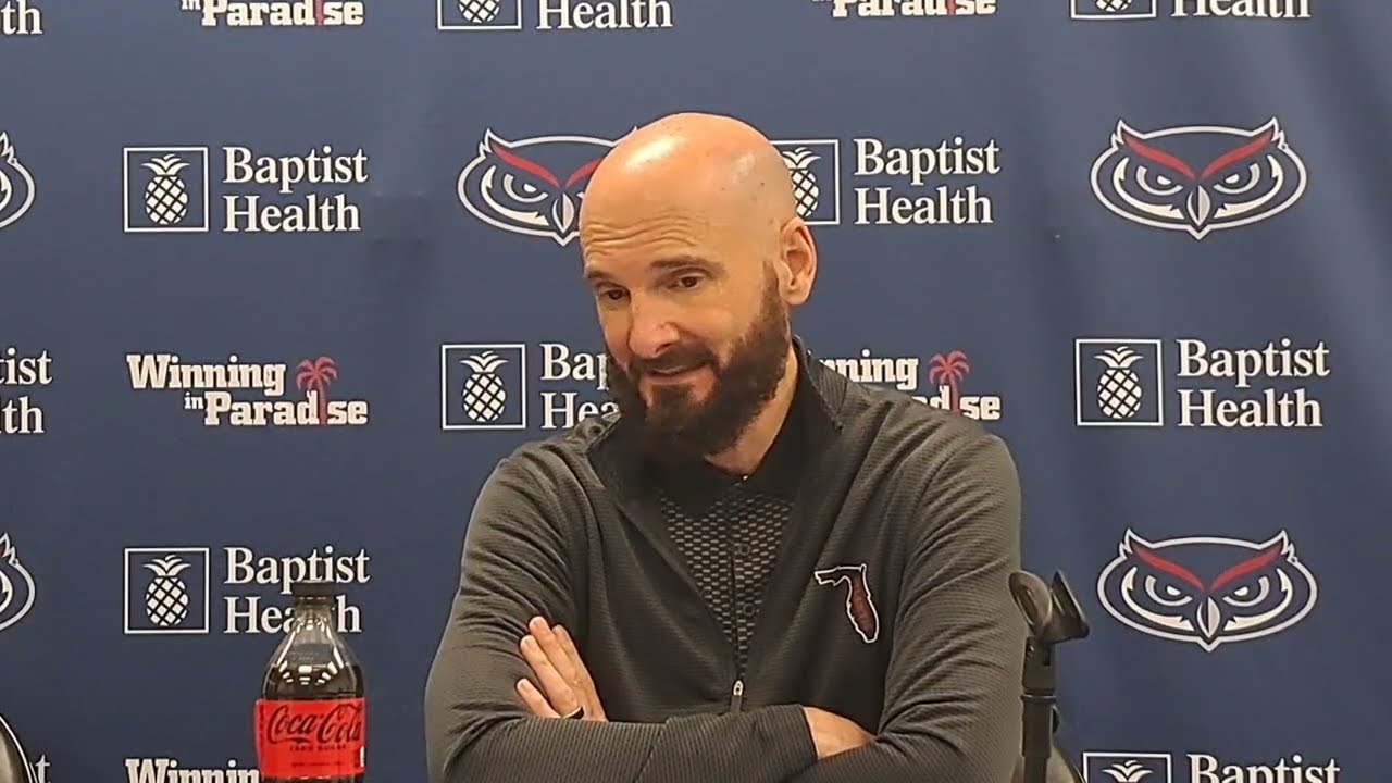 FAU Coach John Jakus Tulsa Post Game 2-4-26