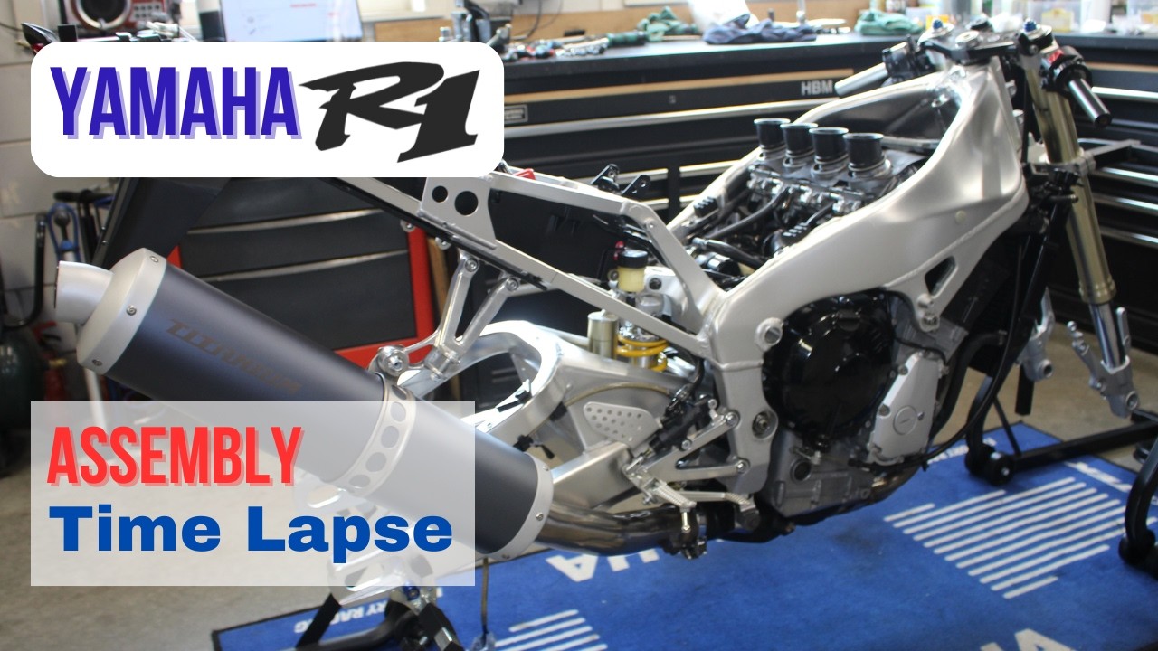 Yamaha R1 — полная сборка в режиме покадровой съёмки