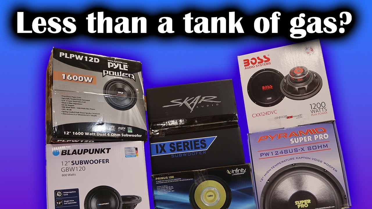 What is the best budget car subwoofer in 2026?  Cheap 12 inch subwoofer shootout!