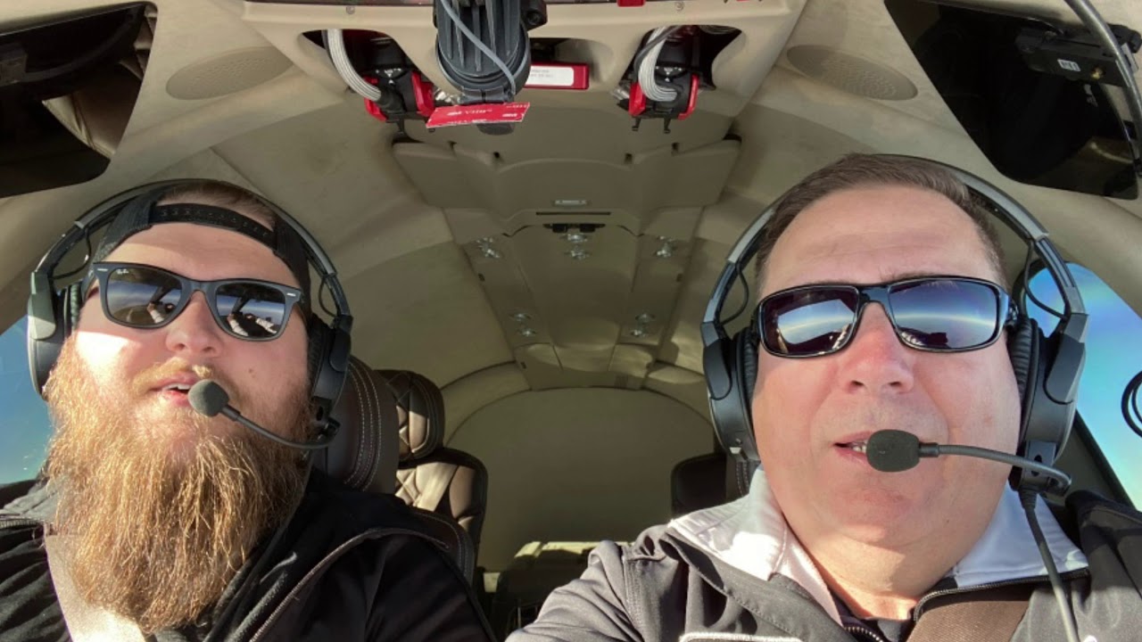 Deafinitely Dogs Service Pup Fly in a Cirrus SF50 Vision Jet