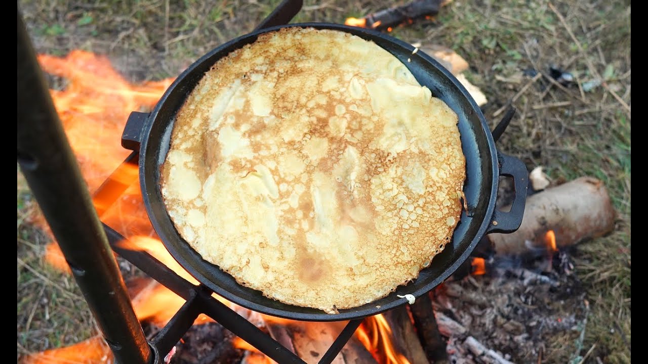How to Make Pancakes Over a Campfire