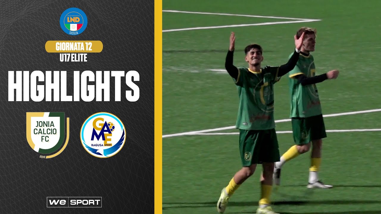 Jonia Calcio vs Game Sport Ragusa (Under 17 Elite - Girone B - Giornata 12)