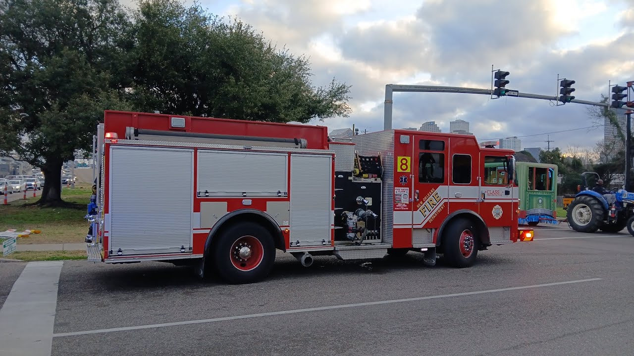 Engine 8 Mardi Gras Day Krewe of Zulu 2026.