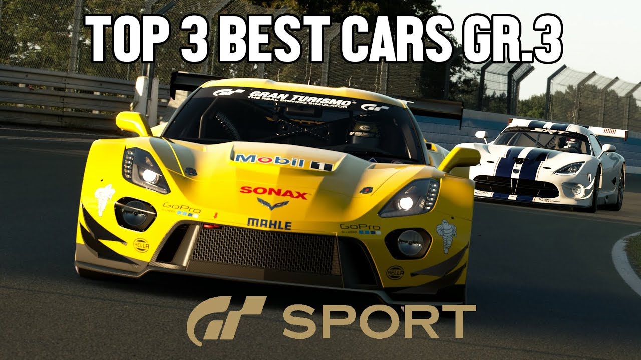 TOP 3 BEST CARS GR.3 | Gran Turismo Sport