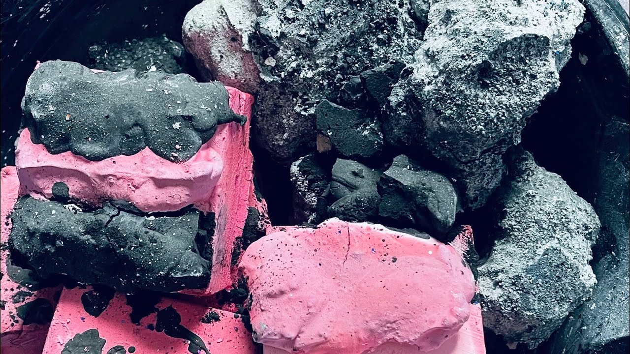 Fresh covered gym chalk block
