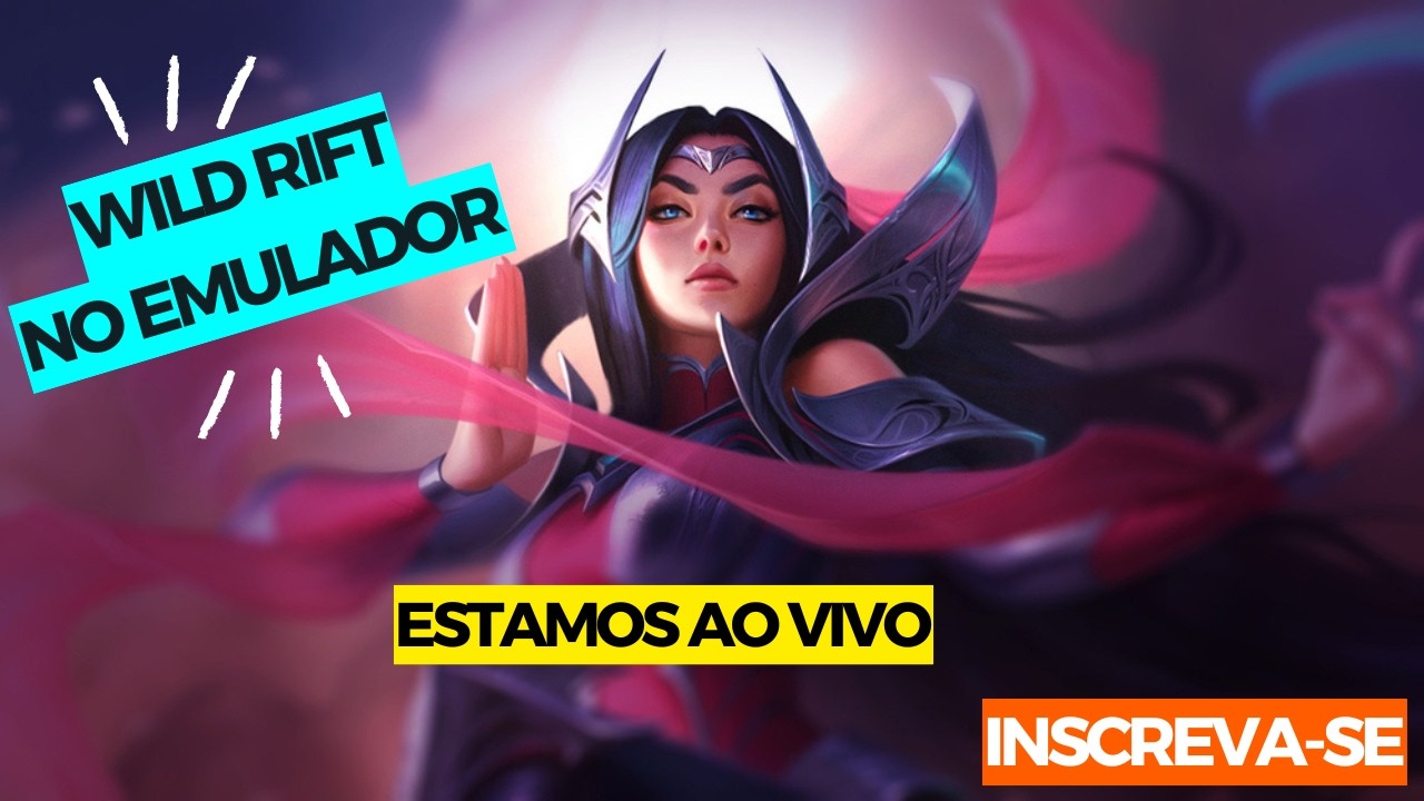 League of Legends Wild Rift no emulador se inscreva !