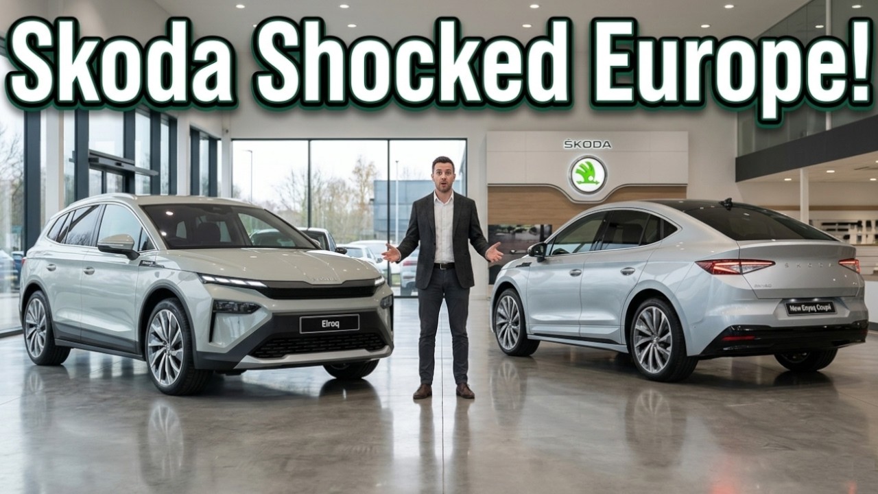 Новый электромобиль &Scaron;koda потряс Европу! Модели Elroq и Enyaq получили обновления по модельному г...